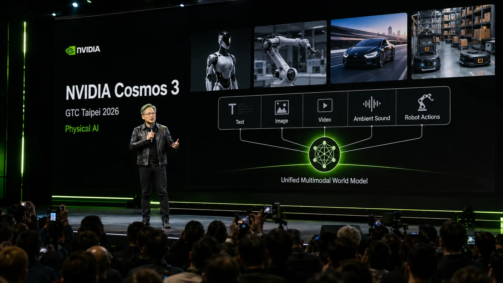 نفيديا تُطلق Cosmos 3: أول نموذج مفتوح شامل للذكاء الاصطناعي المادي يُدرّب الروبوتات على فهم العالم الحقيقي