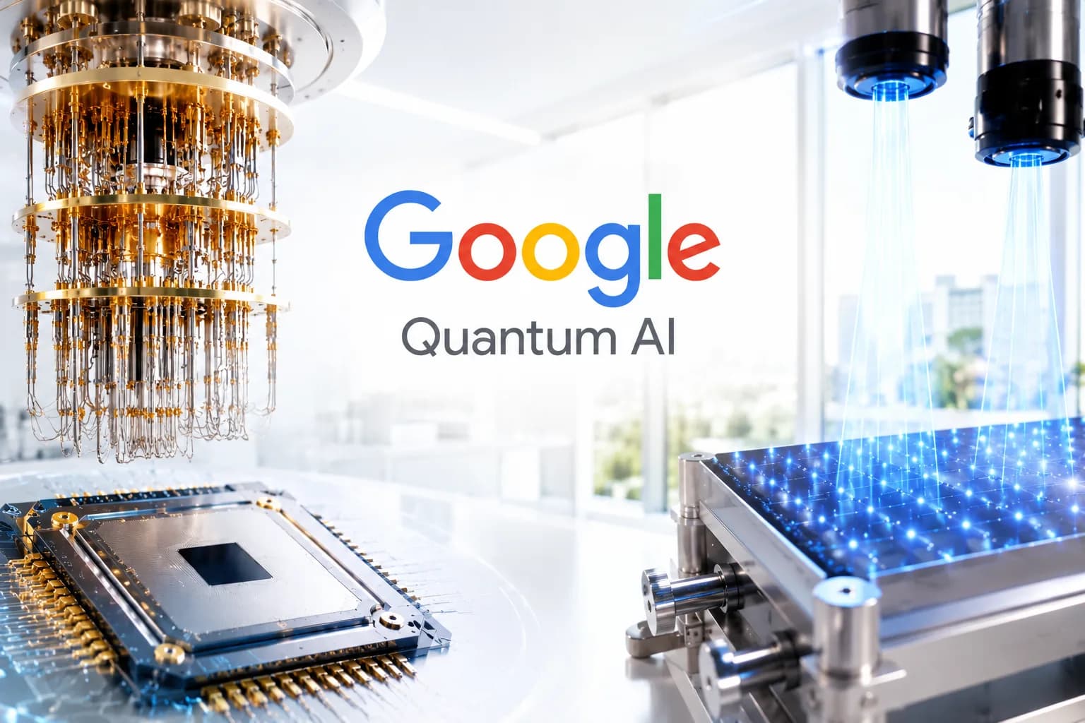 Google توسّع أبحاثها الكمومية: الذرات المتعادلة تنضم إلى الحواسيب فائقة التوصيل